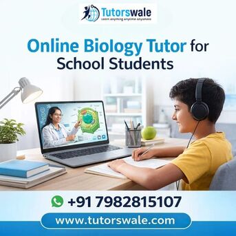 Noida, Education, Online Biology Tutor For School Students