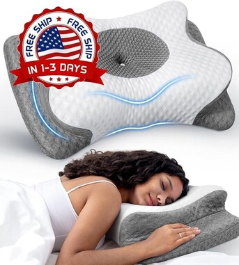 New York, Farm & Garden, USD 59,  Struggling With Neck Pain And Poor Sleep? Try Ergonomic Pillow For Proper Spine Alignment