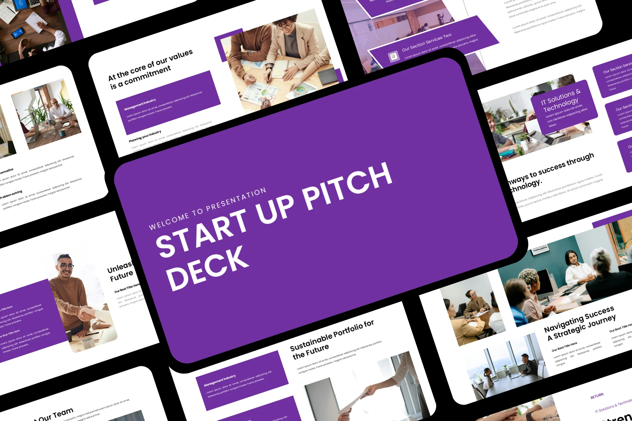 Washington DC, Web Design & Development, Professional Startup Pitch Deck Design For Fundraising