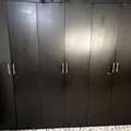 SAR 500,  TWO 6 DOOR BLACK CUPBOARD