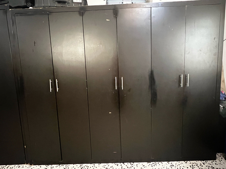 Naseem, Household Items, SAR 500,  TWO 6 DOOR BLACK CUPBOARD