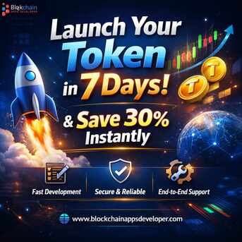 San Francisco, Business, Launch Your Token In 7 Days & Save 30% Instantly With BlockchainAppsDeveloper