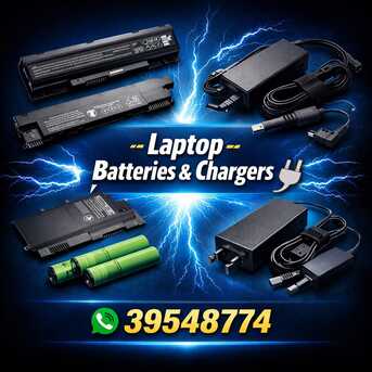 Manama, Electronics, BHD 6,  Laptop Adapters & Batteries &ndash; Starting From BD 6 Only - Call / WhatsApp /+ 973 39548774