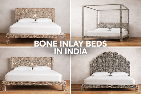 Mumbai, Furniture, INR 100000,  Premium Bedroom Furniture: Bone Inlay Beds And Headboards In India