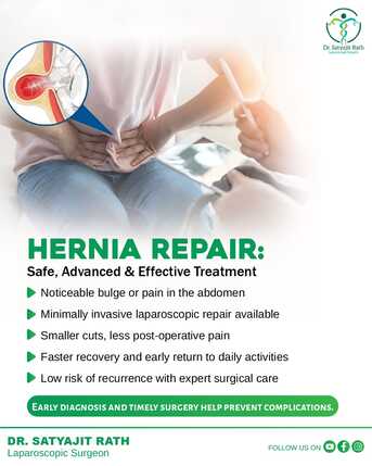 Bhubaneswar, Health, Hernia Repair Surgery | Best Laparoscopic Surgeon In Bhubaneswar | Dr Satyajit Rath.