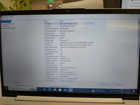 Olaya, Computers, SAR 700,  Lenovo IdeaPad 5 Ryzen 5, 512Nvme , 8gb Ram