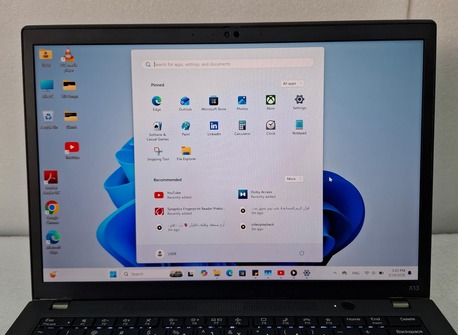 Manama, Electronics, BHD 118,  Lenovo Core I5 11th Generation Touch Laptop 16GB DDR4 RAM 14" Touch FHD Display OS 11 Pro