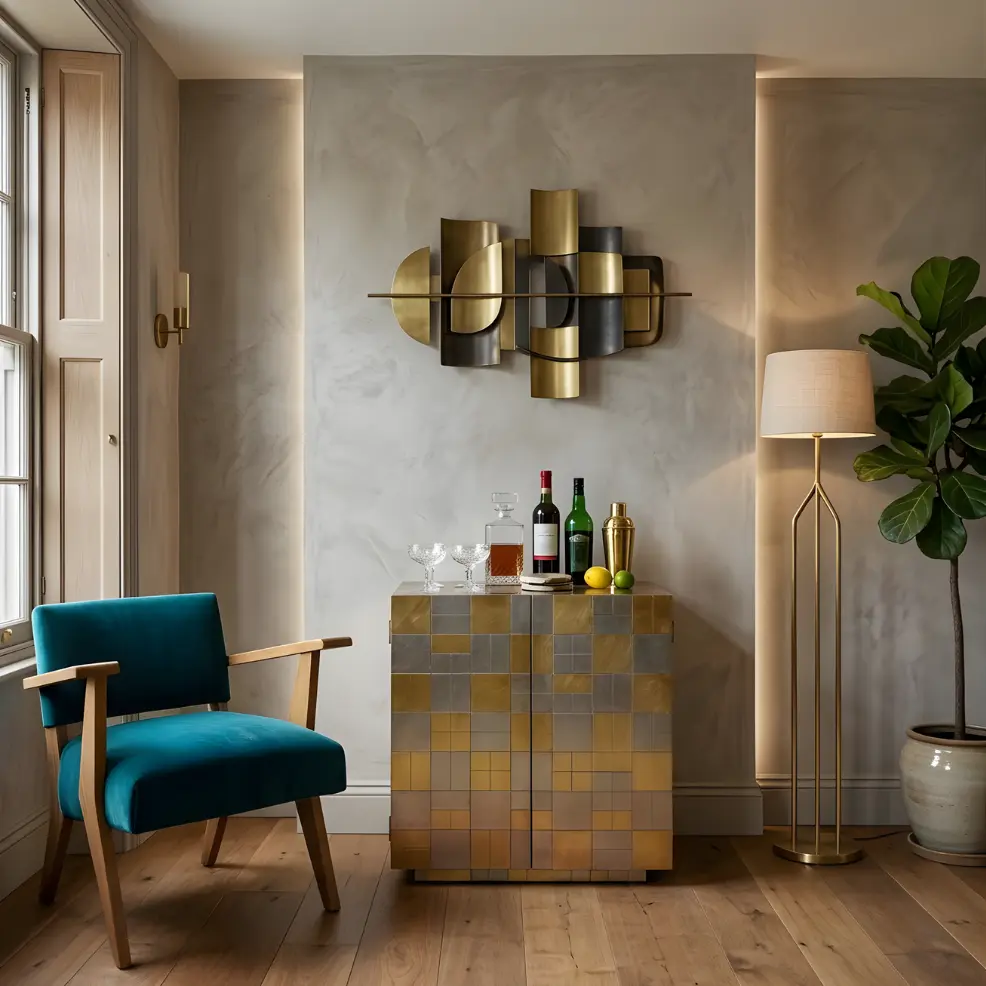 Chandigarh, Furniture, INR 35990,  Sleek And Stylish Metal Bar Cabinet For Modern Homes