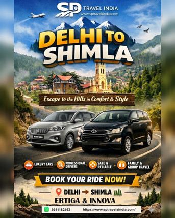 New Delhi, Travel, SP Travels India - Delhi To Shimla