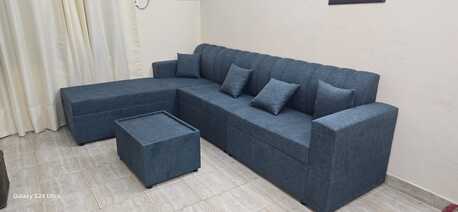 Riffa, Furniture, BHD 85,  Sofa New 5 Mtr 85 - പുതിയ സോഫ 3 സീറ്റർ 60 BHD കൂടെ കോഫി മേശയും. ബന