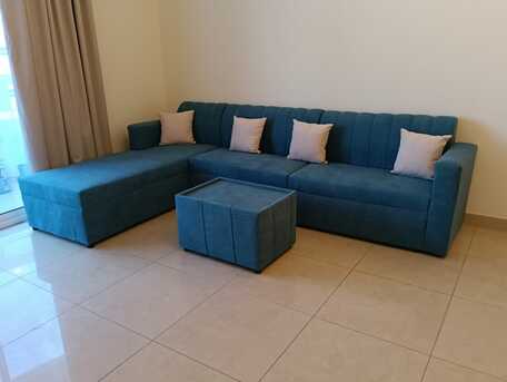 Riffa, Furniture, BHD 85,  Sofa New 5 Mtr 85 - പുതിയ സോഫ 3 സീറ്റർ 60 BHD കൂടെ കോഫി മേശയും. ബന