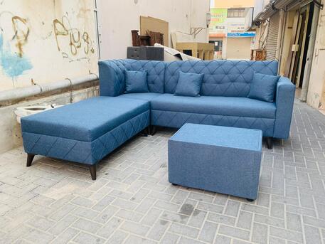 Riffa, Furniture, BHD 85,  Sofa New 5 Mtr 85 - പുതിയ സോഫ 3 സീറ്റർ 60 BHD കൂടെ കോഫി മേശയും. ബന