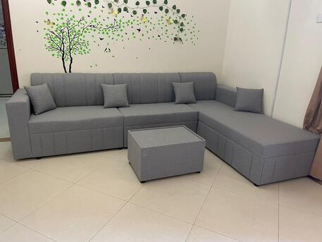 Riffa, Furniture, BHD 85,  Sofa New Fabricated 5mtr L Shape 85 BHD. 39591722