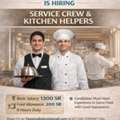 Looking For Service Crew Cum Kitchen Helper For 4 Star Restaurant