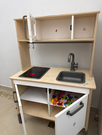 Riyadh, Baby & Kid Stuff, SAR 300,  Kids Ikea Wooden Kitchen- Play Kitchen