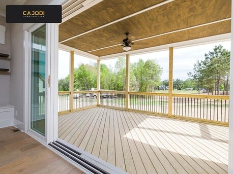 Houston, Construction, Creative Patio And Deck Combination Ideas For Homes