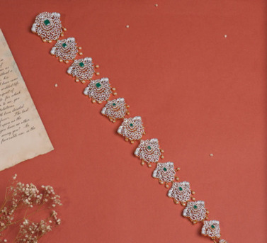 Kurnool, Jewelry, INR 136951,  Designer Silver Hair Jewelry Online | Padmam