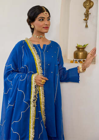 Goa, Clothing & Accessories, INR 9500,  Designer Farshi Salwar Suit India | JOVI INDIA Collection