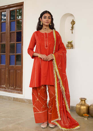 Goa, Clothing & Accessories, INR 9500,  Designer Farshi Salwar Suit India | JOVI INDIA Collection