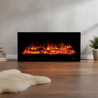 Chandigarh, Electronics, INR 22000,  Modern Electric Fireplace In India | Wall Mounted | The India Decor