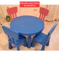 BHD 13,  🌍🌐Kids Table And Chairs In Good Condition For Spg0ale With Delivery