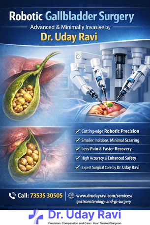 Bangalore, Health, Dr. Uday Ravi Delivers Advanced & Minimally Invasive Robotic Gallbladder Solutions