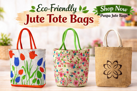 Kolkata, Clothing & Accessories, INR 100,  Eco-Friendly Jute Tote Bags &ndash; Durable & Reusable Shopping Bags