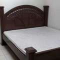 SAR 250,  King Size Bed With Mattress + Side Tables + Dressing Table (Negotiable)