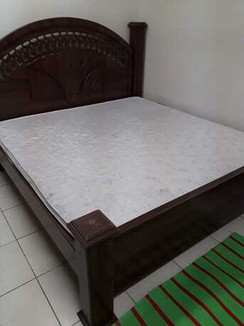 Khobar, Furniture, SAR 500,  500 SAR - King Size Bedset With Mattress (Negotiable)