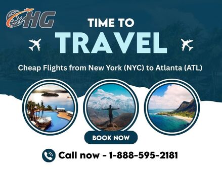 New York, Travel, 1-888-595-2181 Cheap Flights From New York (ATL) To Atlanta (ATL)