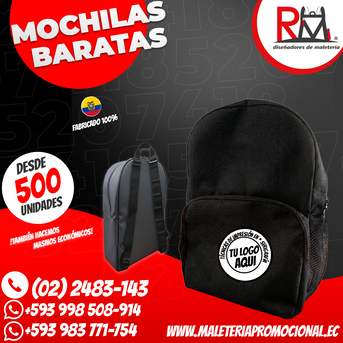 Quito, Marketing, Fabricantes De Mochilas Econ?micas En Quito Ecuador