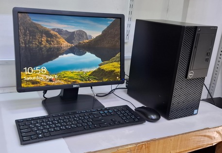 Manama, Electronics, BHD 108,  9th Generation DELL Core I5 Computer Set 24" FHD IPS Monitor DDR4 8GB RAM OS 11 Pro Ready
