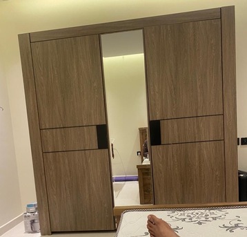 Riyadh, Furniture, SAR 1000,  Bedroom Set - Bed, Matress & Wardrobe 3 Door