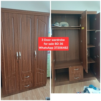 Manama, Furniture, BHD 36,  ✅️ Cupboard 3 Door For Sale In Good Condition With Delivery