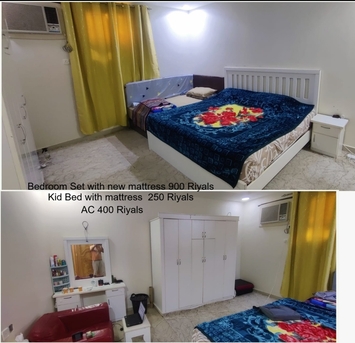 Riyadh, Furniture, SAR 900,  BEDROOM SET WITH MATTRESS FOR SALE