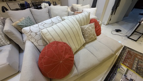 Irqah, Furniture, SAR 350,  L-Shaped Sofa + Side Couch &ndash;  SAR 350