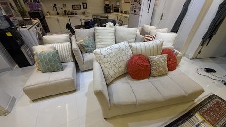 Irqah, Furniture, SAR 350,  L-Shaped Sofa + Side Couch &ndash;  SAR 350