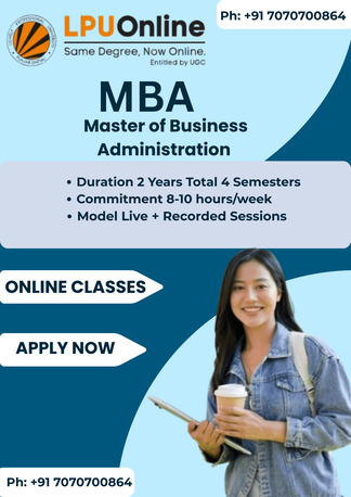 Punjab, Education, LPU Online MBA &ndash; Build Leadership & Business Skills