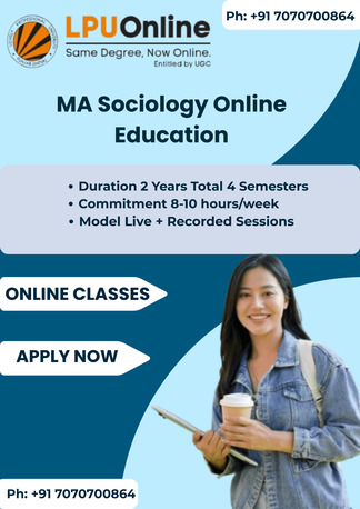 Punjab, Education, MA Sociology (Online) | LPU Distance Learning
