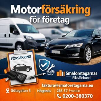Stockholm, Business, Trygg Och Prisv?rd Motorf?rs?kring F?r F?retag Och Egenf?retagare