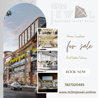 Gurgaon, Offices, M3M Jewel Retail Spaces &ndash; High Footfall Shops On MG Road Gurgaon