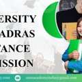 University Of Madras Distance Courses