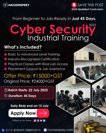 Chandigarh Tricity, Lessons Offered, Cybersecurity Course In Chandigarh And Certification