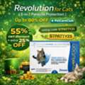 USD 71,  Revolution For Cats | 5-in-1 Parasite Protection | Up To 80% OFF | PetCareClub