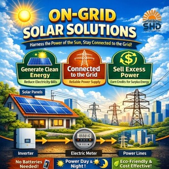 Noida, Technical, On Grid Solar Solutions