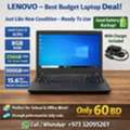 BHD 60,  Lenovo Intel Core I3 Laptop 8GB RAM 256GB SSD+500GB HDD 15.6"Display