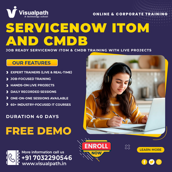 Hyderabad, Education, ServiceNow ITOM Training | ServiceNow CMDB Online Training