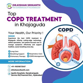 Hyderabad, Health, Top COPD Treatment In Khajaguda | Dr Kishan Srikanth