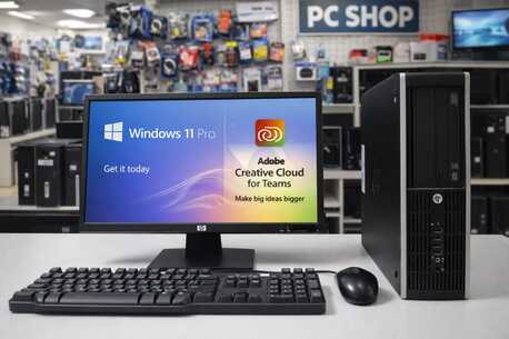 Manama, Electronics, BHD 115,  HP Core I7 - Speed 3.20Ghz | 16GB RAM | 512GB SSD | Win 11 Pro | 19&prime;&prime; HD Monitor-/39548774