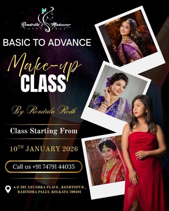 Kolkata, Lessons Offered, Certified Makeup Artist Course Keshtopur Kolkata &ndash; Join Rondrila